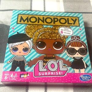 New sealed L.O.L. Surprise! Monopoly board game 8+ (2-4 players) Hasbro Gaming